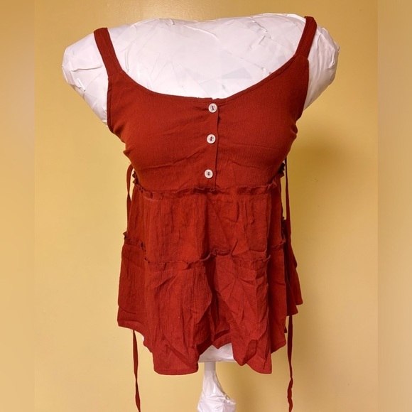 Burnt Orange Summer Top - Picture 2 of 4